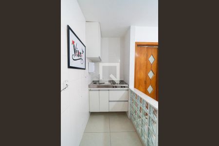 Sala/Cozinha de apartamento para alugar com 1 quarto, 25m² em Mirandópolis, São Paulo