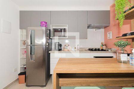 Sala e Cozinha de apartamento à venda com 1 quarto, 38m² em Vila Nivi, São Paulo