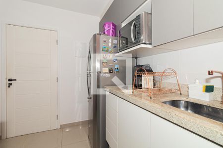 Sala e Cozinha de apartamento à venda com 1 quarto, 38m² em Vila Nivi, São Paulo