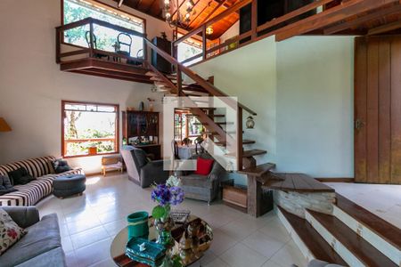 Sala de casa de condomínio à venda com 3 quartos, 400m² em Bosque Residencial do Jambreiro, Nova Lima