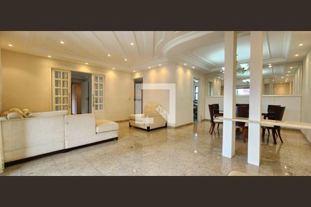 Sala de apartamento para alugar com 4 quartos, 200m² em Gonzaga, Santos