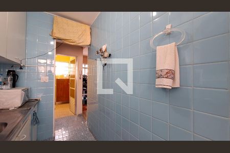 Cozinha de apartamento para alugar com 1 quarto, 52m² em Canto do Forte, Praia Grande