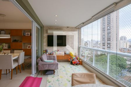 Varanda Gourmet de apartamento à venda com 3 quartos, 129m² em Vila Romana, São Paulo