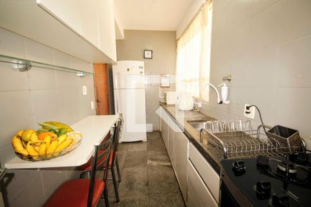 Cozinha de apartamento à venda com 3 quartos, 106m² em Sion, Belo Horizonte