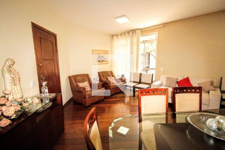 Sala de apartamento à venda com 3 quartos, 106m² em Sion, Belo Horizonte