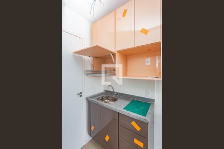 Cozinha de apartamento para alugar com 1 quarto, 18m² em Vila Moraes, São Paulo