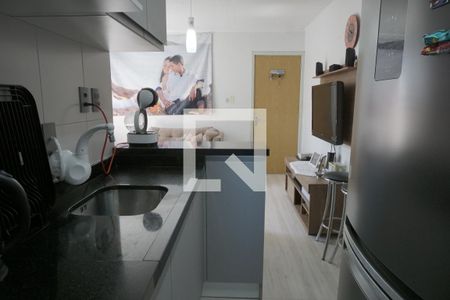 Cozinha de apartamento à venda com 2 quartos, 51m² em Canudos, Novo Hamburgo
