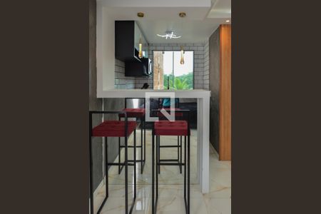 Cozinha de apartamento para alugar com 1 quarto, 35m² em Vargem Grande, Rio de Janeiro