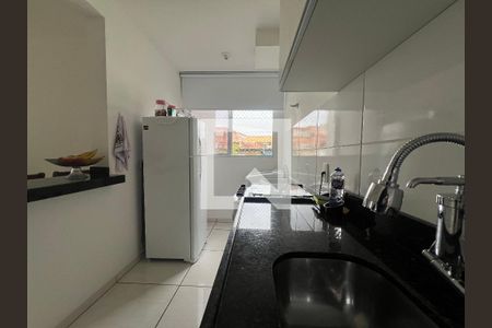 Cozinha  de apartamento à venda com 2 quartos, 45m² em Bom Jesus, Contagem