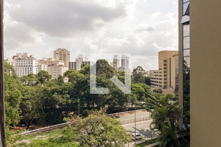 Vista do Studio de kitnet/studio para alugar com 1 quarto, 30m² em Higienópolis, São Paulo