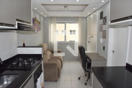 Sala/Cozinha de apartamento à venda com 1 quarto, 28m² em Jardim Prudência, São Paulo