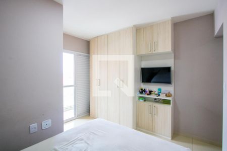 Quarto 1 - Suíte de casa de condomínio à venda com 2 quartos, 110m² em Parque Bandeirante, Santo André