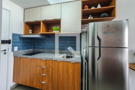 cozinha de kitnet/studio para alugar com 1 quarto, 24m² em Vila Mariana, São Paulo