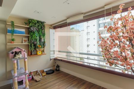 Varanda da Sala de apartamento à venda com 2 quartos, 120m² em Brooklin, São Paulo