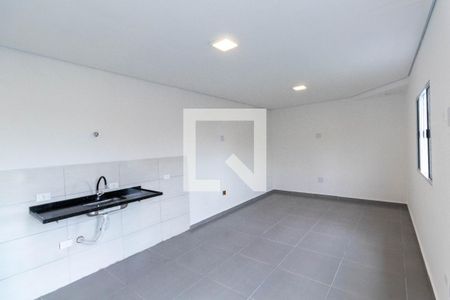 Quarto/Cozinha de kitnet/studio para alugar com 1 quarto, 23m² em Vila Londrina, São Paulo