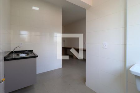 Cozinha  de kitnet/studio para alugar com 1 quarto, 38m² em Ribeirânia, Ribeirão Preto