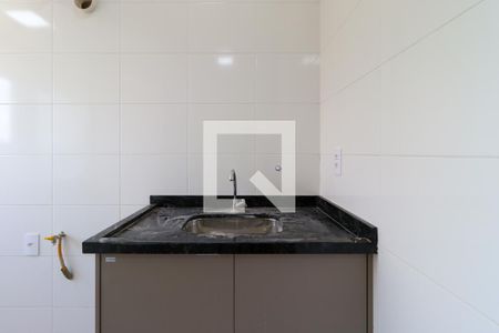 Cozinha  de kitnet/studio para alugar com 1 quarto, 38m² em Ribeirânia, Ribeirão Preto