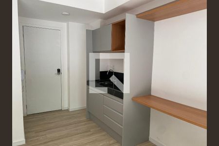 Cozinha - Armários de kitnet/studio para alugar com 1 quarto, 28m² em Pinheiros, São Paulo