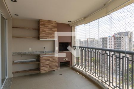 Varanda da Sala de apartamento à venda com 3 quartos, 118m² em Campo Belo, São Paulo