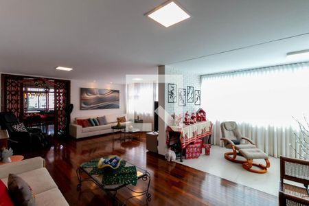 Sala de apartamento à venda com 5 quartos, 395m² em Lourdes, Belo Horizonte