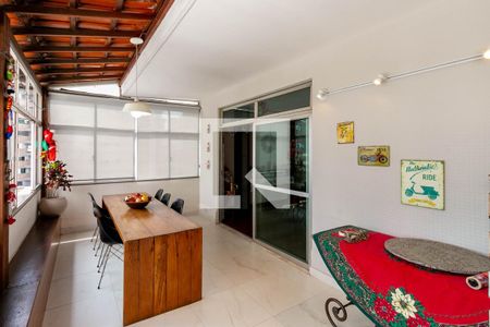 Varanda da Sala de apartamento à venda com 5 quartos, 395m² em Lourdes, Belo Horizonte