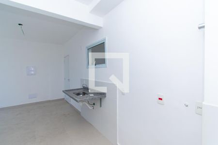 Cozinha de apartamento para alugar com 1 quarto, 34m² em Chácara Mafalda, São Paulo