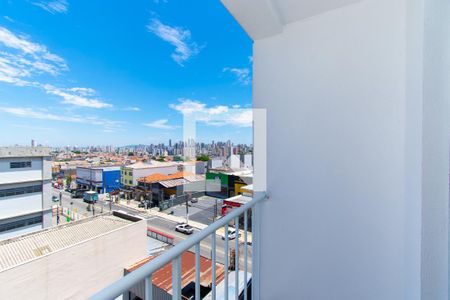 Varanda da Sala de apartamento para alugar com 1 quarto, 34m² em Chácara Mafalda, São Paulo