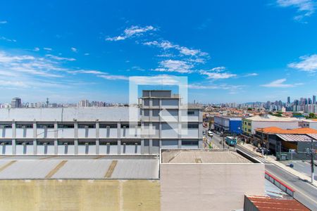 Vista da varanda da Sala de apartamento para alugar com 1 quarto, 34m² em Chácara Mafalda, São Paulo