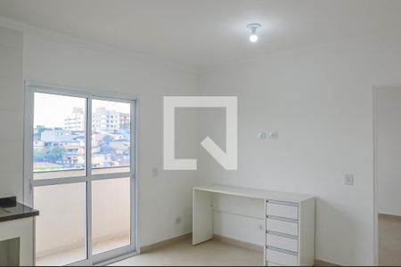 Sala/Cozinha de apartamento para alugar com 1 quarto, 35m² em Vila Planalto, São Bernardo do Campo