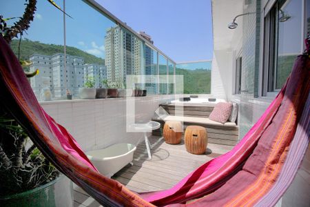 Varanda Jacuzi de apartamento à venda com 3 quartos, 137m² em Sion, Belo Horizonte