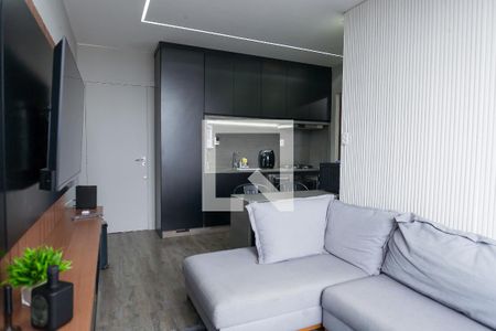 sala de apartamento para alugar com 1 quarto, 40m² em Vale do Sereno, Nova Lima