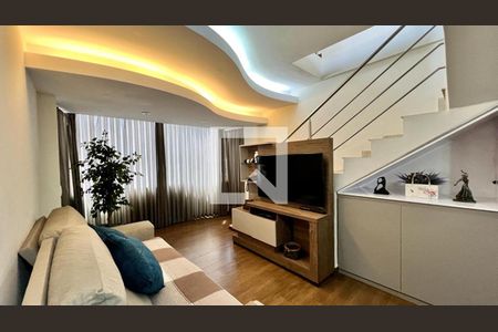sala 1 de apartamento à venda com 3 quartos, 188m² em Silveira, Belo Horizonte