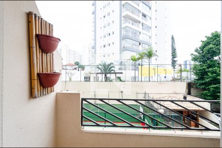 Varanda da Sala de apartamento à venda com 2 quartos, 78m² em Vila Monte Alegre, São Paulo
