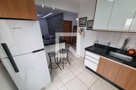 Cozinha de apartamento para alugar com 2 quartos, 75m² em Residencial Greenville, Ribeirão Preto