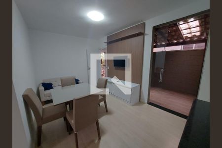 Sala de apartamento para alugar com 2 quartos, 69m² em Cabral, Contagem