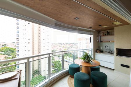 Sacada com Churrasqueira de apartamento à venda com 3 quartos, 133m² em Parque Prado, Campinas