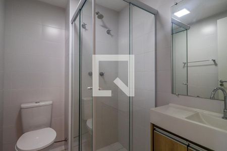 Banheiro de kitnet/studio à venda com 1 quarto, 27m² em Socorro, São Paulo