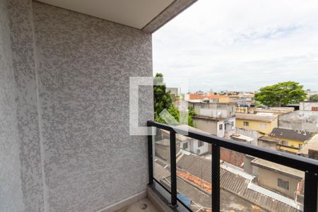 Varanda da Sala de apartamento à venda com 2 quartos, 55m² em Vila Ré, São Paulo