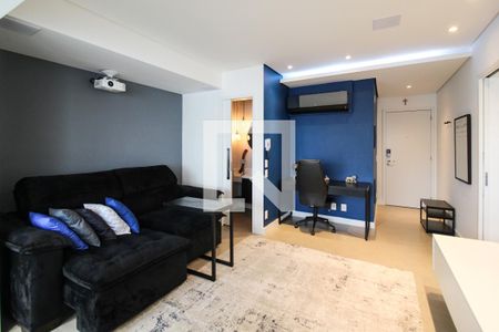 Sala de apartamento à venda com 1 quarto, 50m² em Moema, São Paulo