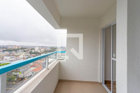 Varanda da sala  de apartamento para alugar com 2 quartos, 46m² em Centro, Diadema