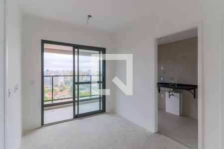 Sala de apartamento à venda com 1 quarto, 38m² em Brooklin Paulista, São Paulo