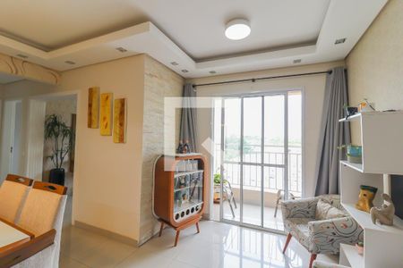 Sala de apartamento à venda com 2 quartos, 72m² em Jardim Guarani, Jundiaí