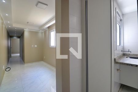 Sala de apartamento para alugar com 2 quartos, 45m² em Campestre, Santo André