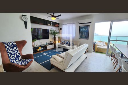 Sala de apartamento para alugar com 2 quartos, 93m² em José Menino, Santos