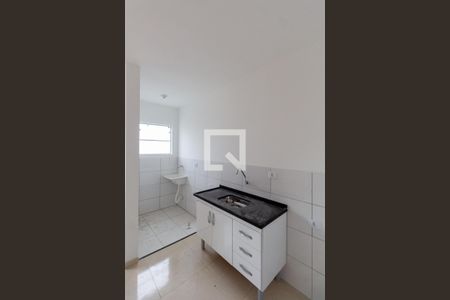 Cozinha e Área de Serviço de apartamento para alugar com 1 quarto, 30m² em Vila Guilhermina, São Paulo