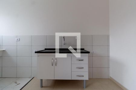 Cozinha e Área de Serviço de apartamento para alugar com 1 quarto, 30m² em Vila Guilhermina, São Paulo