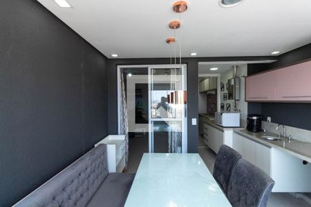Varanda da Sala de apartamento para alugar com 2 quartos, 60m² em Vila Caju, São Paulo