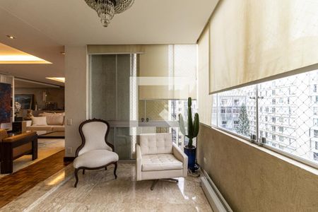 Varanda de apartamento à venda com 4 quartos, 299m² em Consolação, São Paulo