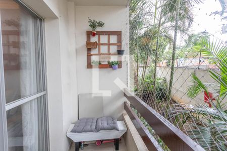 Varanda da sala  de apartamento à venda com 3 quartos, 70m² em Centro, Diadema