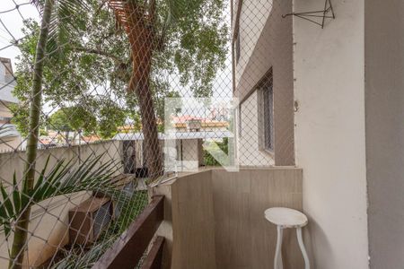 Varanda da sala  de apartamento à venda com 3 quartos, 70m² em Centro, Diadema